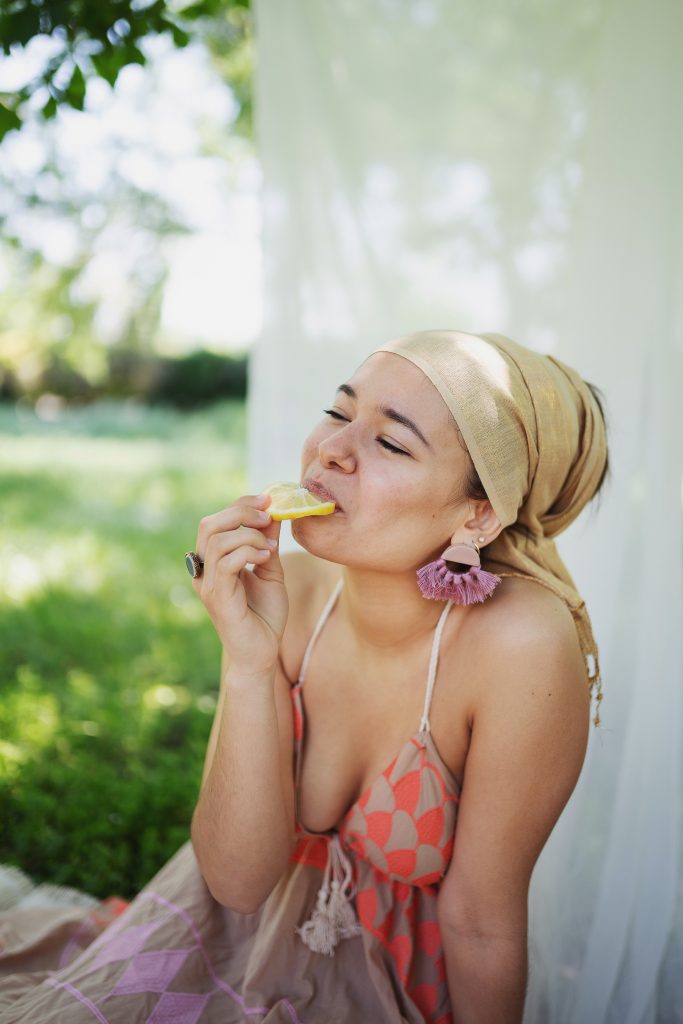 fotografie di visual personal brand in natura