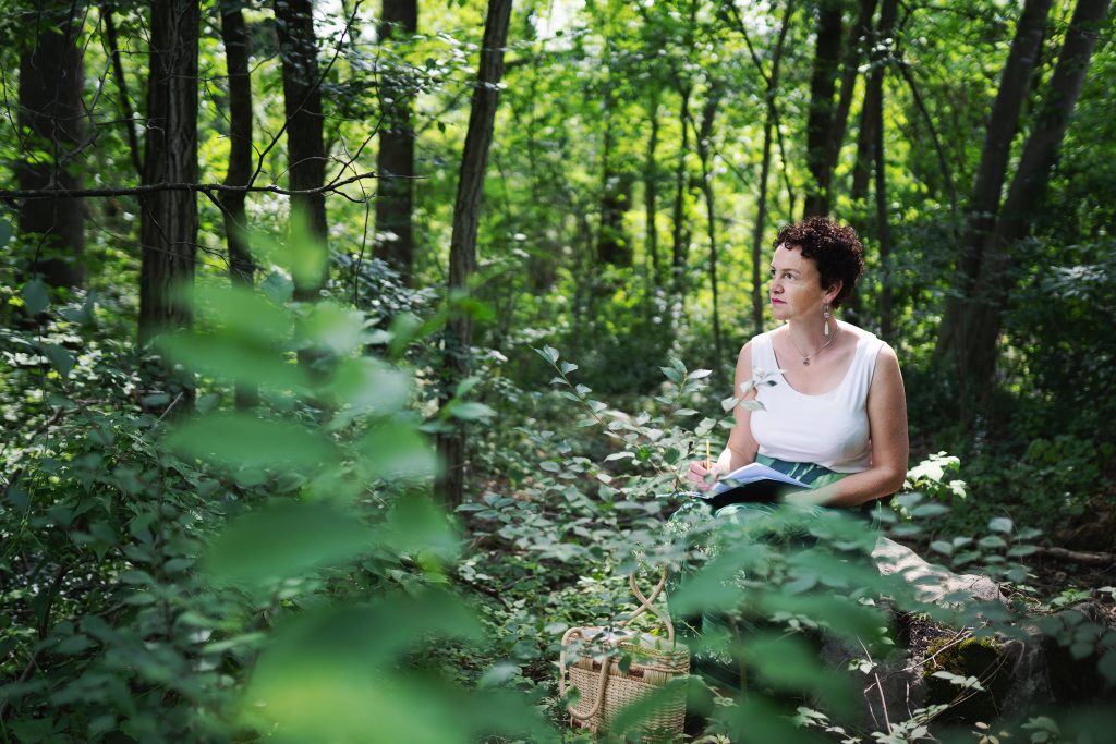 fotografie di visual personal brand in natura
